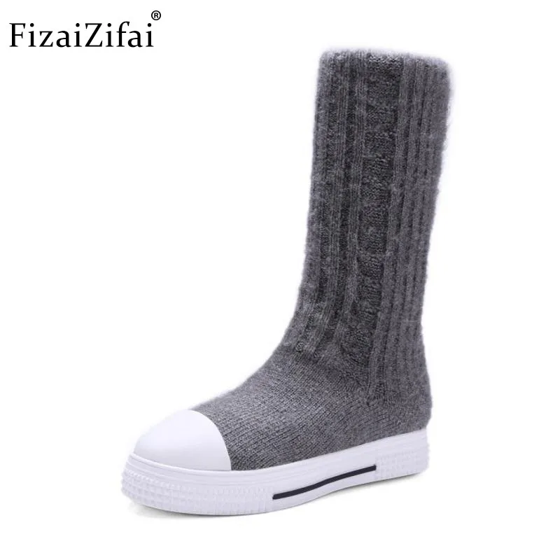 Fizaizifai Women Genuine Leather Half Short Boots Flats Boots With Warm Fur Shoes In Cold Winter Botas Women Footwear Size 34-39
Fizaizifai Women Genuine Leather Half Short Boots Flats Boots With Warm Fur Shoes In Cold Winter Botas Women Footwear Size 34-39
