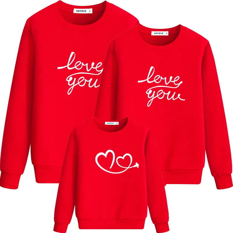 

Family Matching Clothes Christmas Parent-child Outfits Family Look Sweaters Mother Father Kids Shirt for Mom Dad Son Girls CA103