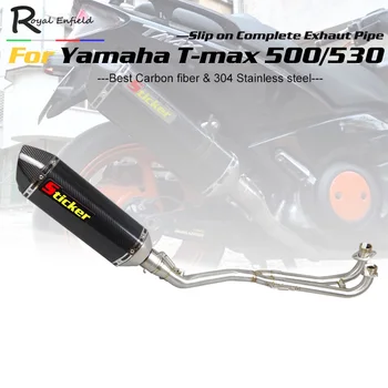 TMAX530 TMAX500 Motorcycle full Exhaust middle pipe headers Muffler with DB killer Slip-On For TMAX 500 tmax530 2008-2016 yesrs
TMAX530 TMAX500 Motorcycle full Exhaust middle pipe headers Muffler with DB killer Slip-On For TMAX 500 tmax530 2008-2016 yesrs