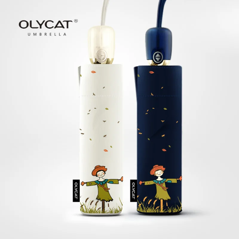 OLYCAT Fashion Umbrella Rain Women Scarecrow Pattern Anti UV Quality Automatic Umbrella Three Folding Parasol For Girl Windproof
OLYCAT Fashion Umbrella Rain Women Scarecrow Pattern Anti UV Quality Automatic Umbrella Three Folding Parasol For Girl Windproof