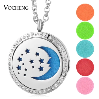 10pcs/lot Aromatherapy Diffuser Locket Necklace 316L Stainless Steel Moon Star Magnetic Crystal without Felt Pads VA-327*10
10pcs/lot Aromatherapy Diffuser Locket Necklace 316L Stainless Steel Moon Star Magnetic Crystal without Felt Pads VA-327*10