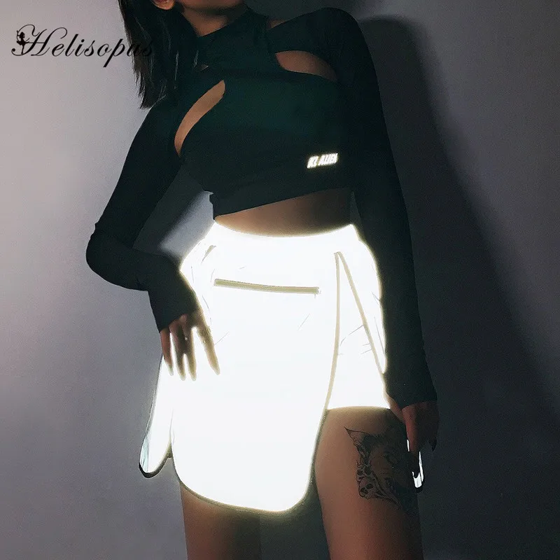 Helisopus 2019 New Reflective Patchwork Sexy Shorts Women Personality Casual Club Party High Waist Shorts Streetwear
Helisopus 2019 New Reflective Patchwork Sexy Shorts Women Personality Casual Club Party High Waist Shorts Streetwear