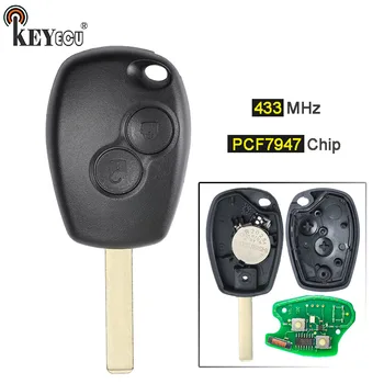 KEYECU 10x 433MHz PCF7947 Chip 2 Button Replacement Remote Car Key Blank Fob for Renault Clio 3 Kangoo 2 Master Modus Twingo
KEYECU 10x 433MHz PCF7947 Chip 2 Button Replacement Remote Car Key Blank Fob for Renault Clio 3 Kangoo 2 Master Modus Twingo