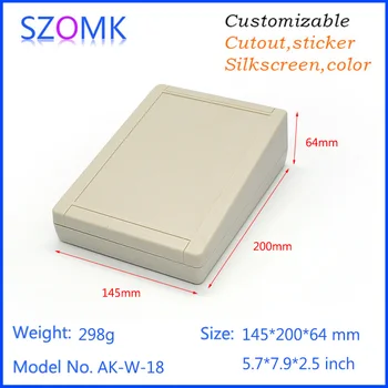 10 pcs a lot szomk High quality abs material wall mounting electronic project box plastic enclosure 145*200*64mm
10 pcs a lot szomk High quality abs material wall mounting electronic project box plastic enclosure 145*200*64mm