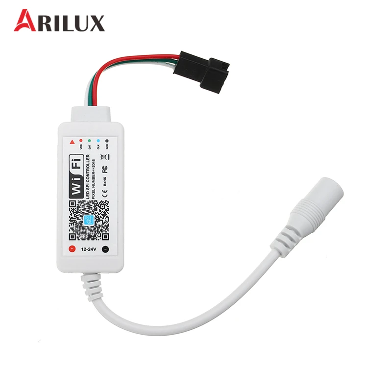 ARILUX AL-LC12 2048 Pixel WIFI Smart Alexa Controller For WS2811 LED Strip Light APP Control Led Magic Strip Controller DC12-24V
ARILUX AL-LC12 2048 Pixel WIFI Smart Alexa Controller For WS2811 LED Strip Light APP Control Led Magic Strip Controller DC12-24V