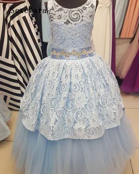 New Real Picture Customized Girls Dresses Lace Beaded Sash Tiered Tulle O Neck Kids Birthday Dress Pageant Gown Size2-16Y
New Real Picture Customized Girls Dresses Lace Beaded Sash Tiered Tulle O Neck Kids Birthday Dress Pageant Gown Size2-16Y