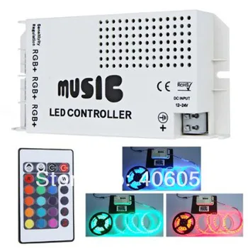 DC12-24V 24 Keys Wireless IR Remote Control LED Music Sound rgb Controller Dimmer for RGB LED Strip and lamp
DC12-24V 24 Keys Wireless IR Remote Control LED Music Sound rgb Controller Dimmer for RGB LED Strip and lamp