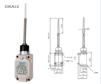 2Pcs/Lot Top Quality Original CNTD CWLNJ-2 Wobble Arm Limit Switch/Micro Switch , Strong aluminum cast outer shell
2Pcs/Lot Top Quality Original CNTD CWLNJ-2 Wobble Arm Limit Switch/Micro Switch , Strong aluminum cast outer shell