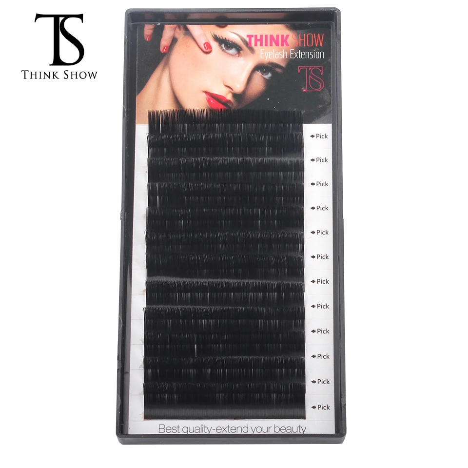 Thinkshow 25Pcs 8-15mm 12Lines/Tray Lashes Eyelash Extension Natural Long Individual Lashes Materials Silk Volume Professional
Thinkshow 25Pcs 8-15mm 12Lines/Tray Lashes Eyelash Extension Natural Long Individual Lashes Materials Silk Volume Professional