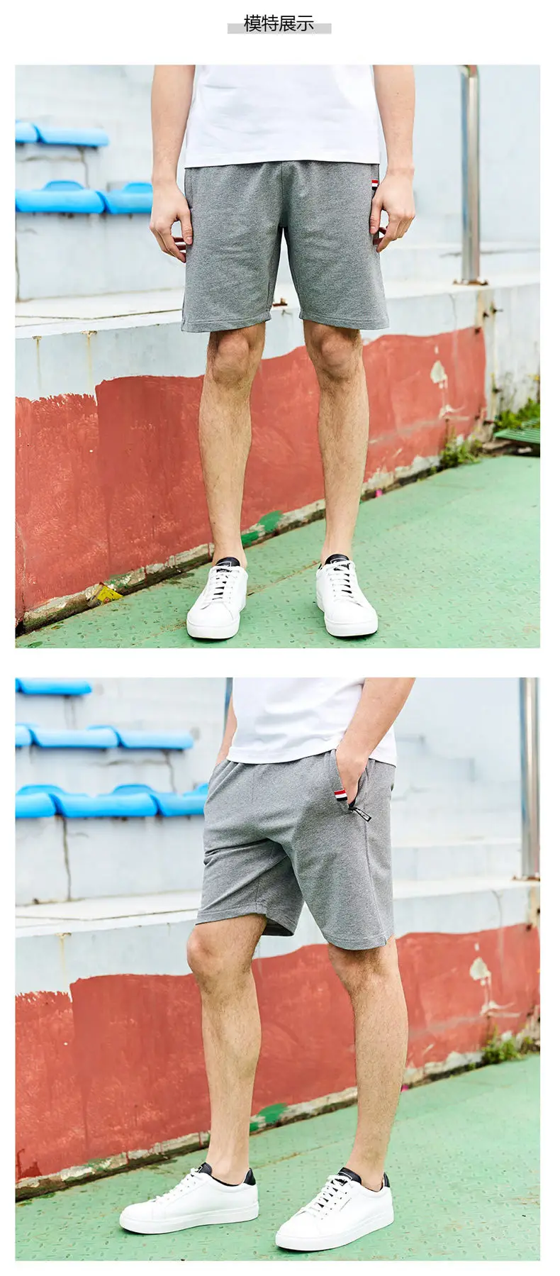 5XL Summer Short Sets Men Casual Suits Cotton Sportswear Tracksuit Male Outwear Sweatshirts Hoodies Plus Size Solid T-Shirt+Pant 06