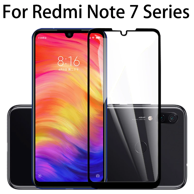 

9H Tempered Glass For Xiaomi Redmi Note 7 Full Screen Protector Redme note7 pro Film Xiomi xiaoming xiami xaomi xiaome celular