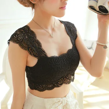 Sexy Women Lace Strap Tube Top Comfortable Crop Top Bras Tube Chest Wrap Bandeau Lace Flower Padded Camisole Tube Top Lingerie
Sexy Women Lace Strap Tube Top Comfortable Crop Top Bras Tube Chest Wrap Bandeau Lace Flower Padded Camisole Tube Top Lingerie