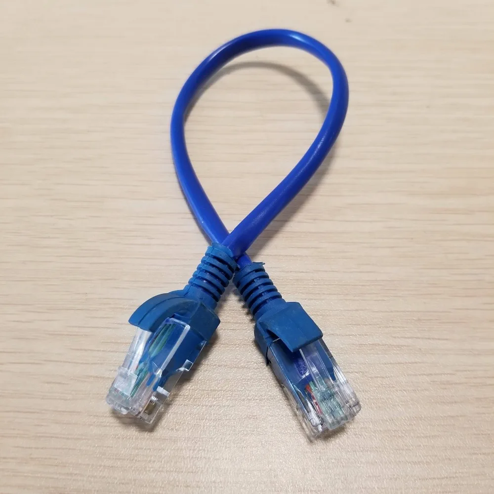 10pcs/lot RJ-45 RJ45 Male to Male CAT5 Ethernet Cable Network Short Cable Blue 25cm
10pcs/lot RJ-45 RJ45 Male to Male CAT5 Ethernet Cable Network Short Cable Blue 25cm