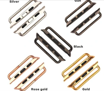 YIFALIAN 1Pair Metal Connector Clasp Watch Band Buckle Connection Adapter for Apple Watch 38mm 4 Colors with Screwdriver
YIFALIAN 1Pair Metal Connector Clasp Watch Band Buckle Connection Adapter for Apple Watch 38mm 4 Colors with Screwdriver