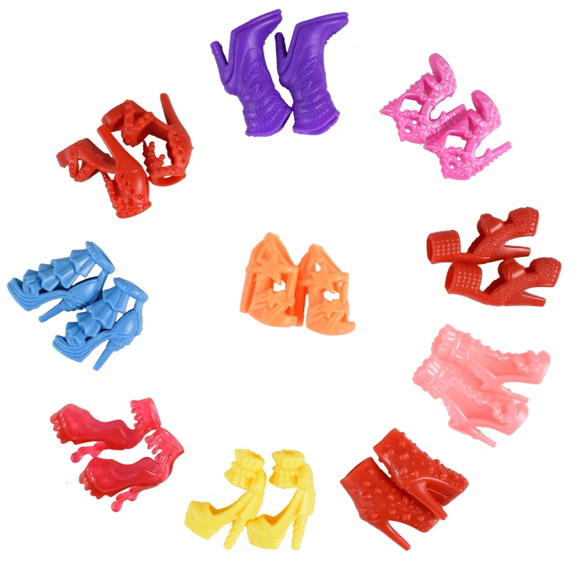 10 Pairs/Pcs Mixed Fashion Colorful Doll Shoes Heels Boots Girl Gifts Kids Toys for 12 Inch Dolls Clothes Accessories
10 Pairs/Pcs Mixed Fashion Colorful Doll Shoes Heels Boots Girl Gifts Kids Toys for 12 Inch Dolls Clothes Accessories
