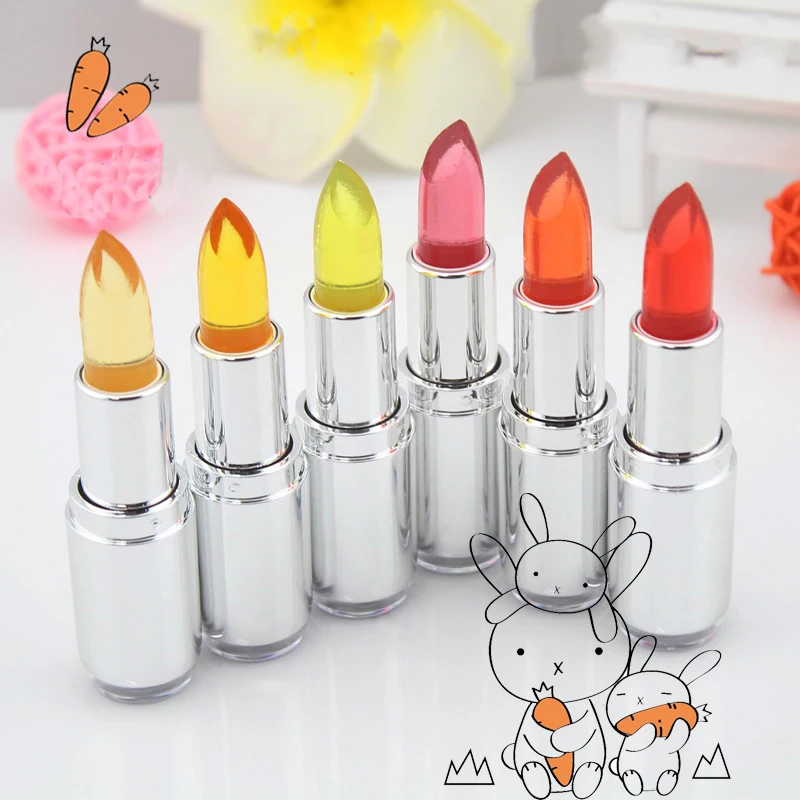 Carotene Jelly Lipstick Temperature Changed Color Waterproof Moisturizing Long Lasting Nude Matte Lipstick Makeup Lip Tint TSLM2
Carotene Jelly Lipstick Temperature Changed Color Waterproof Moisturizing Long Lasting Nude Matte Lipstick Makeup Lip Tint TSLM2