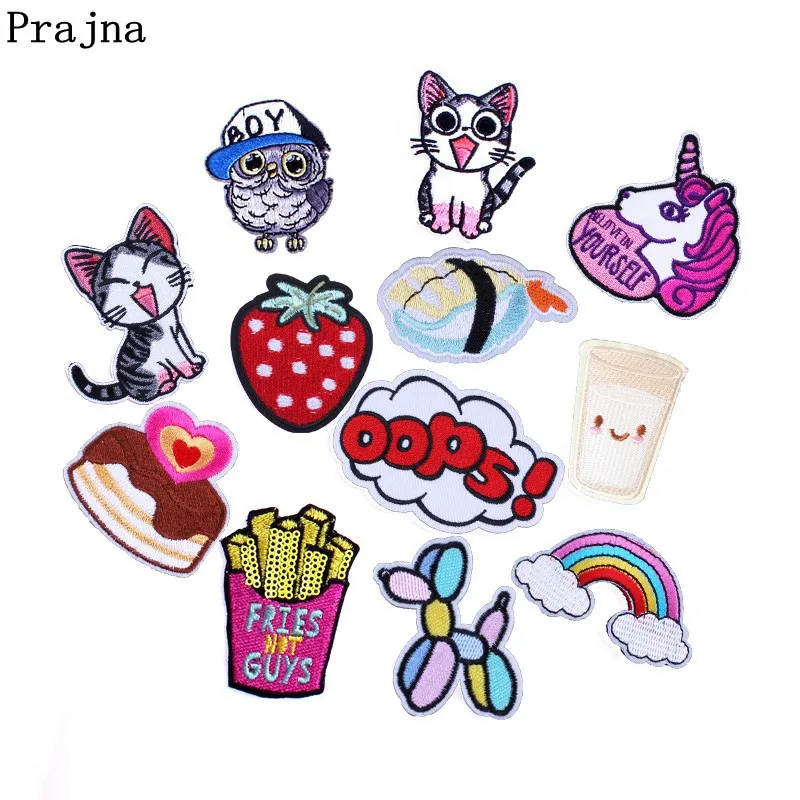 Prajna Anime Rainbow Cat Dog Patch Milk Bandage Embroidery Patch Stripes For Clothes Cartoon Iron-on Patch Badge DIY Application
Prajna Anime Rainbow Cat Dog Patch Milk Bandage Embroidery Patch Stripes For Clothes Cartoon Iron-on Patch Badge DIY Application