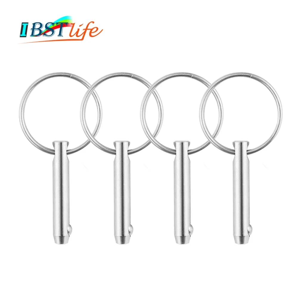 4PCS Marine Grade 316 Stainless Steel 4.8*35mm 3/16 inch Quick Release Ball Pin for Boat Bimini Top Deck Hinge Marine hard
4PCS Marine Grade 316 Stainless Steel 4.8*35mm 3/16 inch Quick Release Ball Pin for Boat Bimini Top Deck Hinge Marine hard