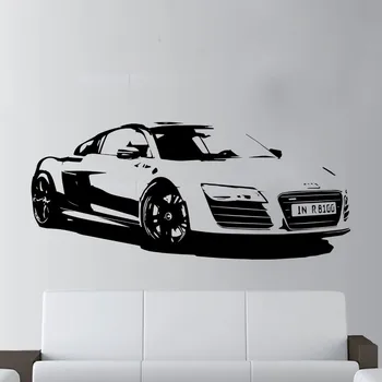 Fashion Large Car Audi R8 Coupe Sports Wall Art Decal Home Decor Racing Car Wall paper Art Vinyl Art Mural
Fashion Large Car Audi R8 Coupe Sports Wall Art Decal Home Decor Racing Car Wall paper Art Vinyl Art Mural