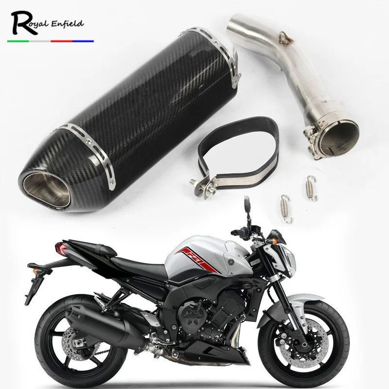 D:60mm FZ1 Motorcycle Muffler Exhaust Link Pipe Mid Pipe Motorbike Exhaust Muffler Escape Set for FZ1 FZ1N FZ1000 Motorcycles
D:60mm FZ1 Motorcycle Muffler Exhaust Link Pipe Mid Pipe Motorbike Exhaust Muffler Escape Set for FZ1 FZ1N FZ1000 Motorcycles