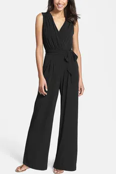 New Women long jumpsuit romper 2019 shorts Summer v neck waist tie sleeveless Wide leg playsuit pocket overalls plus size
New Women long jumpsuit romper 2019 shorts Summer v neck waist tie sleeveless Wide leg playsuit pocket overalls plus size