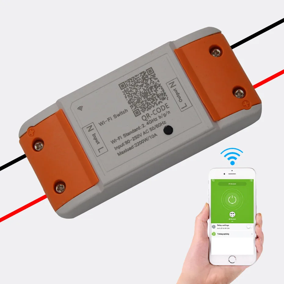 Wifi smart switch wifi phone remote control timer switch controller DIY Smart Switch Module Via Android IOS Phone
Wifi smart switch wifi phone remote control timer switch controller DIY Smart Switch Module Via Android IOS Phone