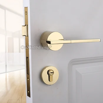 Luxury European Mute Mortise Door Lock Set Interior Entry Solid Wooden Silent Door Lever Lock for Living Room Bedroom Bathroom
Luxury European Mute Mortise Door Lock Set Interior Entry Solid Wooden Silent Door Lever Lock for Living Room Bedroom Bathroom