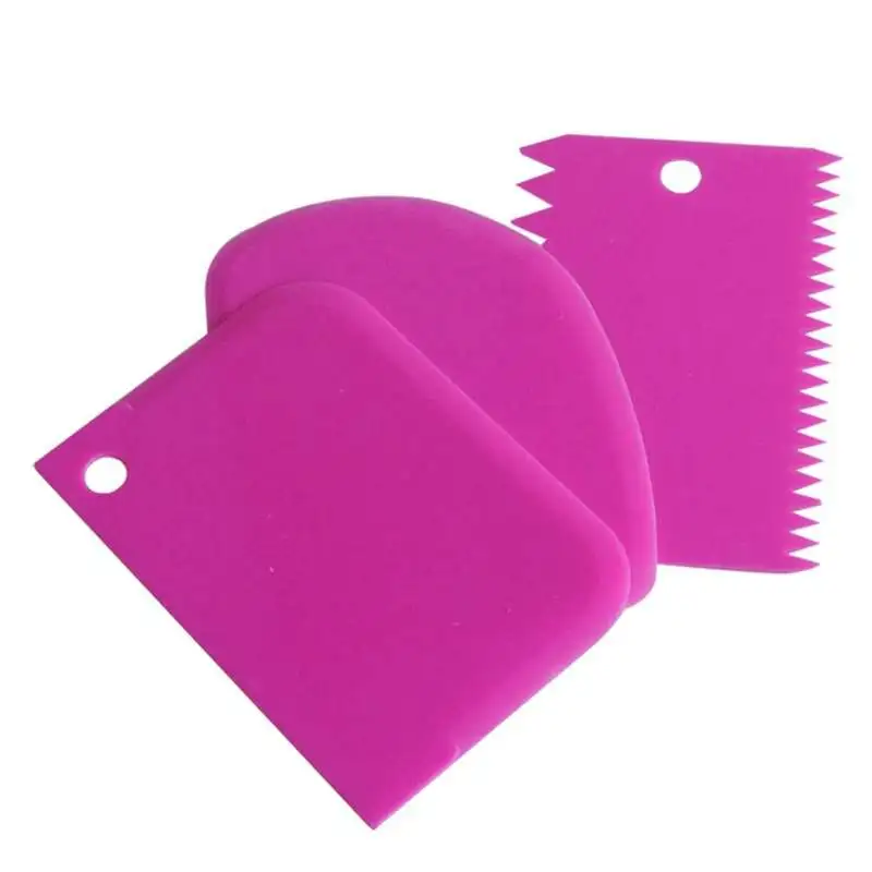 Urijk 3Pcs/Set Plastic Cake Scraper Set Multifunction Blade Fondant Cake Decoration Tool Pastry Cream Butter Spatula
Urijk 3Pcs/Set Plastic Cake Scraper Set Multifunction Blade Fondant Cake Decoration Tool Pastry Cream Butter Spatula