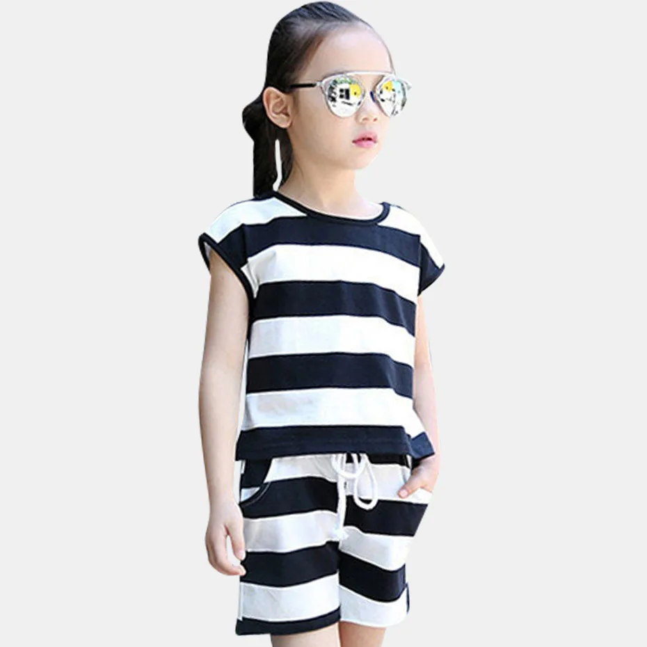Children's Clothing For Girls Sports Kids Clothing 2019 Girls Suit Top+Shorts 2 Pcs Summer Clothes For Teen Girls 6 8 12 Years
Children's Clothing For Girls Sports Kids Clothing 2019 Girls Suit Top+Shorts 2 Pcs Summer Clothes For Teen Girls 6 8 12 Years