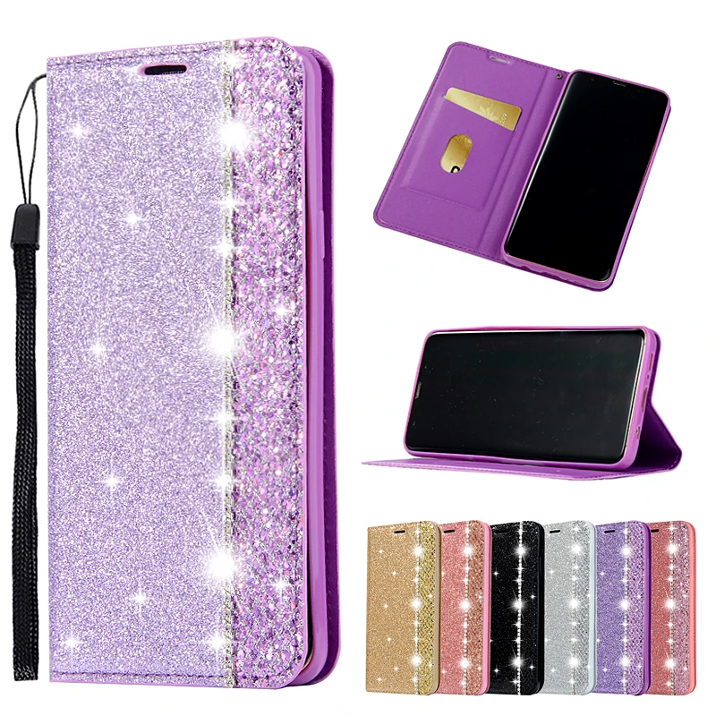 Luxury Bling Glitter Case For Samsung Note 8 9 S10e PU Leather Wallet Card Slot Flip Cover For Samsung S10 S9 S8 Plus S7 Edge
Luxury Bling Glitter Case For Samsung Note 8 9 S10e PU Leather Wallet Card Slot Flip Cover For Samsung S10 S9 S8 Plus S7 Edge