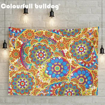 Bohemian Geometric Wall Hanging Colored Boho Style Circle Flowers Striped Tapestries Purple Orange Green Pink Home Decor
Bohemian Geometric Wall Hanging Colored Boho Style Circle Flowers Striped Tapestries Purple Orange Green Pink Home Decor