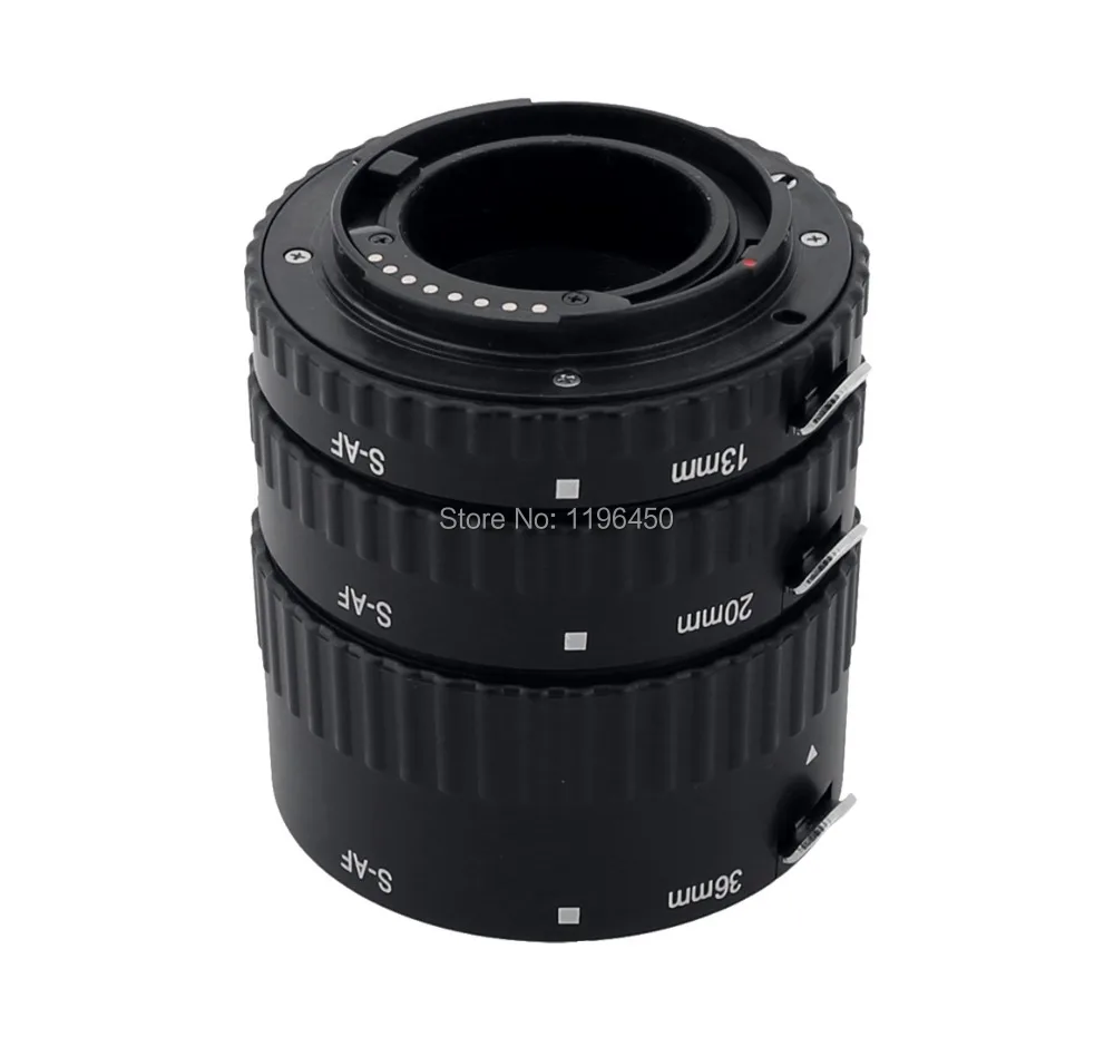 MEKE Meike MK-S-AF1-B Macro Auto Focus AF Extension tube Ring Plastic for Sony Alpha A57 A77 A300 A330 A350 A500 A550 A850 A900
MEKE Meike MK-S-AF1-B Macro Auto Focus AF Extension tube Ring Plastic for Sony Alpha A57 A77 A300 A330 A350 A500 A550 A850 A900