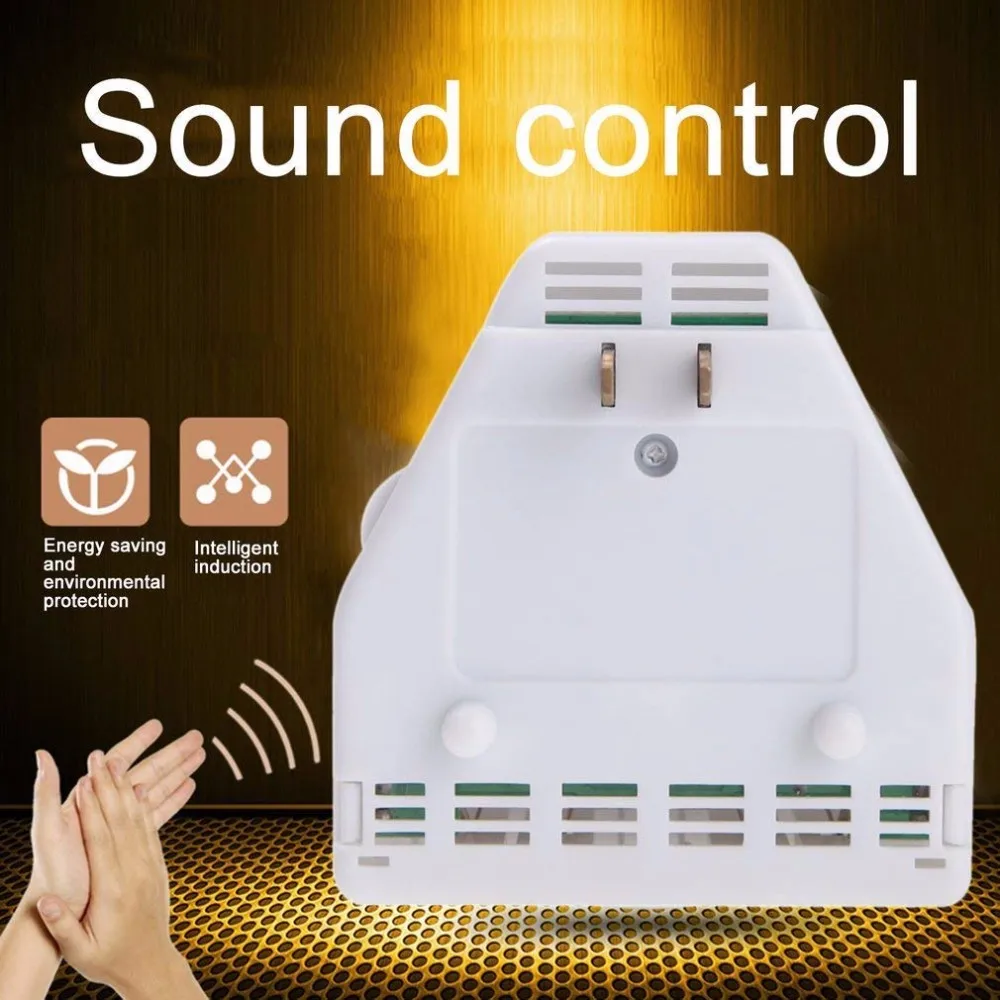 Sound Activated On/off Switch by Hand Clap 110/220V Electronic Control Gadget White US Plug
Sound Activated On/off Switch by Hand Clap 110/220V Electronic Control Gadget White US Plug