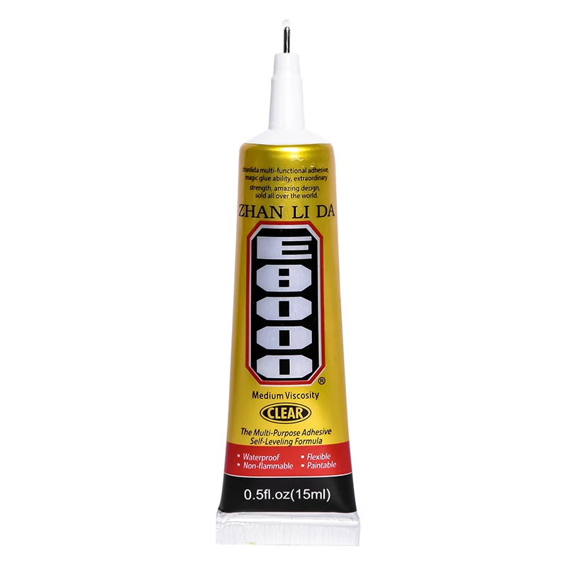 4Pcs 15ML Liquid E8000 Glue Super strong Adhesive Fabric Metal Wood Glass Cloth Craft Hobby School LCD Screen Bond E-8000 b7000
4Pcs 15ML Liquid E8000 Glue Super strong Adhesive Fabric Metal Wood Glass Cloth Craft Hobby School LCD Screen Bond E-8000 b7000