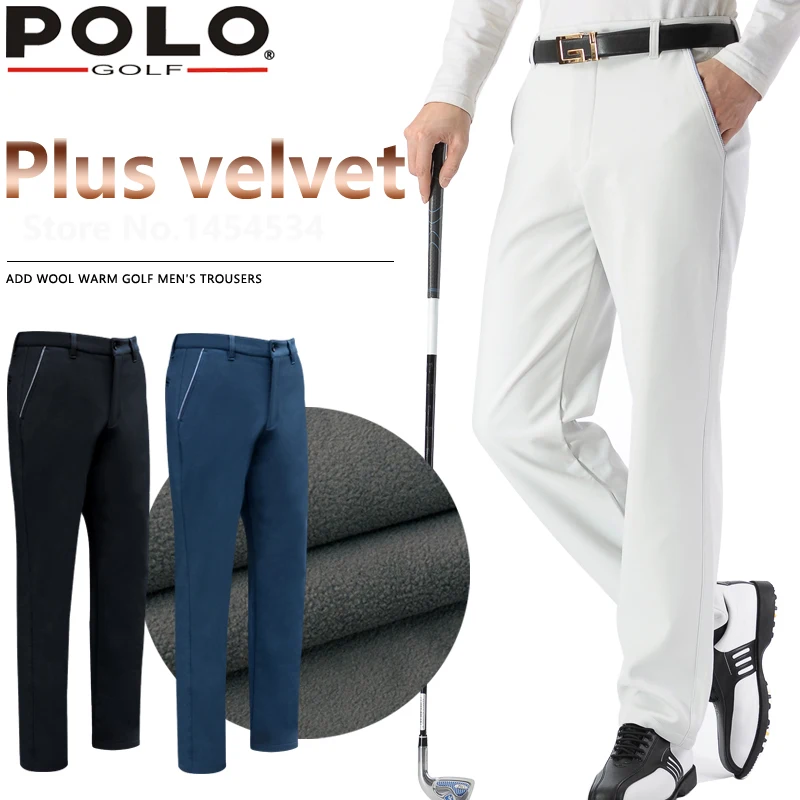 Brand POLO Golf Straight Men's Trousers Windproof Cultivate Pant Male Plus Velvet Elastic Pant Winter Sportwear Trouser XXS-XXXL
Brand POLO Golf Straight Men's Trousers Windproof Cultivate Pant Male Plus Velvet Elastic Pant Winter Sportwear Trouser XXS-XXXL