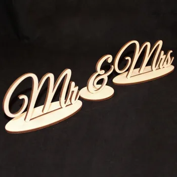 Wedding Signs Wood Mr & Mrs Wedding Table Sign for Bride and Groom Table Decoration
Wedding Signs Wood Mr & Mrs Wedding Table Sign for Bride and Groom Table Decoration
