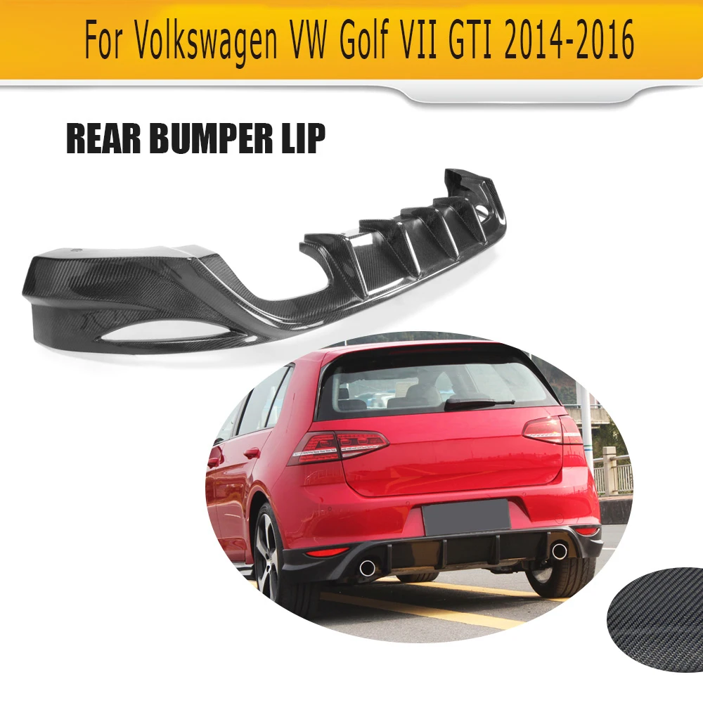 Carbon Fiber Auto Car Rear Bumper Lip Spoiler Diffuser For Volkswagen VW GOLF VII 7 MK7 Standard And GTI 14-16
Carbon Fiber Auto Car Rear Bumper Lip Spoiler Diffuser For Volkswagen VW GOLF VII 7 MK7 Standard And GTI 14-16