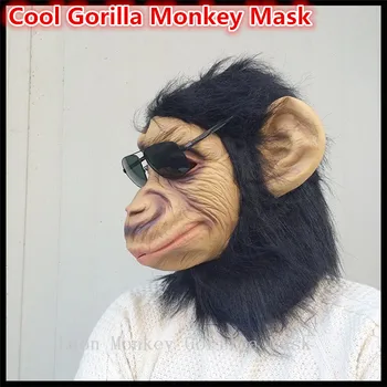 Free Shipping Halloween masquerade Gorilla masks supplies terror long-hair Tarzan of Latex Face mask animal Monkey Head masks
Free Shipping Halloween masquerade Gorilla masks supplies terror long-hair Tarzan of Latex Face mask animal Monkey Head masks