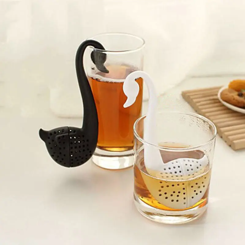 Novelty Gift Swan Spoon Tea Strainer Infuser Teaspoon Filter Creative Plastic Tea Tools Kitchen Accessories Black White
Novelty Gift Swan Spoon Tea Strainer Infuser Teaspoon Filter Creative Plastic Tea Tools Kitchen Accessories Black White