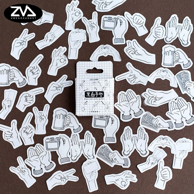 46 pcs/lot gestures mini paper sticker decoration stickers DIY Notebook Ablum diary scrapbooking label sticker stationery
46 pcs/lot gestures mini paper sticker decoration stickers DIY Notebook Ablum diary scrapbooking label sticker stationery