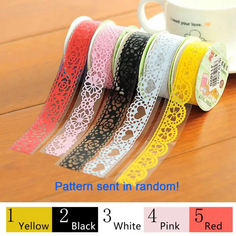 DIY Cute Colorful Kids Photo Props Lace Flower Tape for Scrapbook Photos Frame Decor Photo Album
DIY Cute Colorful Kids Photo Props Lace Flower Tape for Scrapbook Photos Frame Decor Photo Album