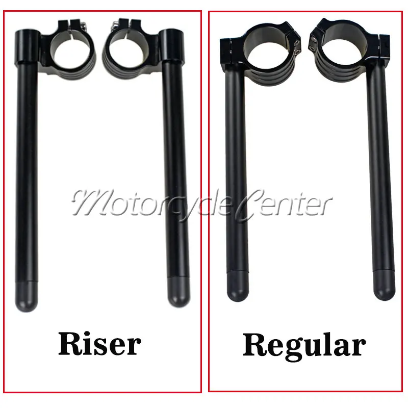 53mm Clip Ons Riser Regular Clip-on Fork Tube Racing CNC Handlebars For Ducati 848 1098 748 916 996 Biposto Black
53mm Clip Ons Riser Regular Clip-on Fork Tube Racing CNC Handlebars For Ducati 848 1098 748 916 996 Biposto Black