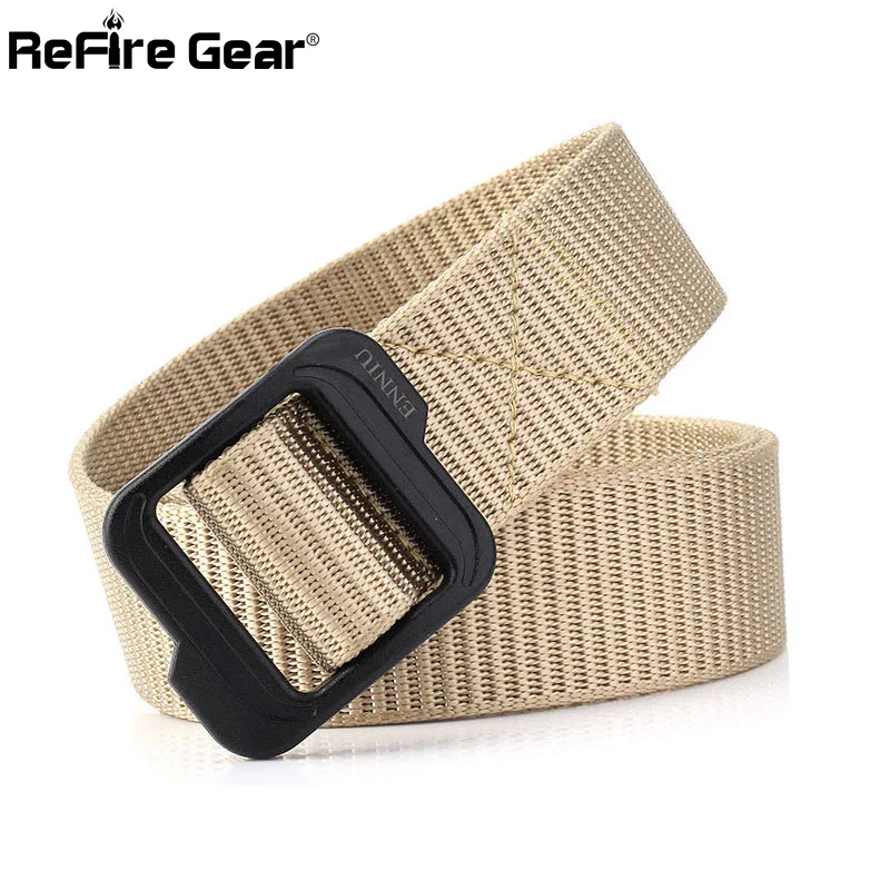 ReFire Gear Army Tactical Belt Men Military Equipment Combat Thicken Nylon Belts Casual Sturdy Webbing Soldiers Waist Belt 3.8cm
ReFire Gear Army Tactical Belt Men Military Equipment Combat Thicken Nylon Belts Casual Sturdy Webbing Soldiers Waist Belt 3.8cm