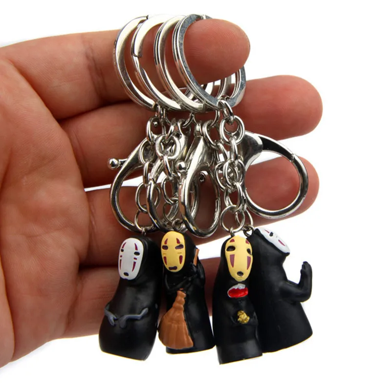 1 PC High Quality Creative Cartoon Spirited Away Faceless Men Keychain Key Rings Study Key Chains Girl Friend Gift Key Chain
1 PC High Quality Creative Cartoon Spirited Away Faceless Men Keychain Key Rings Study Key Chains Girl Friend Gift Key Chain