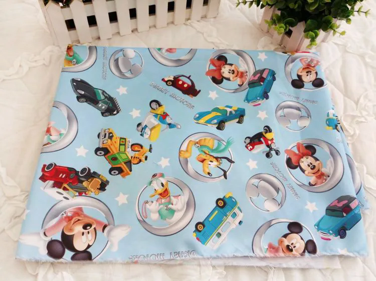 Mickey Minnie Mouse Polyester Sewing Fabric, Diy Cloth for Patchwork Quilting Tilda 50*156cm
Mickey Minnie Mouse Polyester Sewing Fabric, Diy Cloth for Patchwork Quilting Tilda 50*156cm