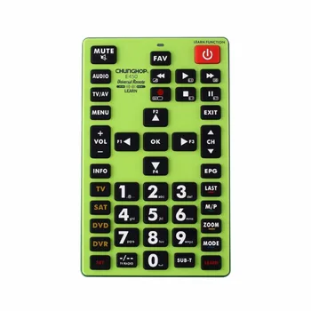 1PCS Chunghop E450 2AAA Combinational Remote Control Learn Ror TV SAT DVD CBL DVB-T AUX Universal CE BIG REMOTE
1PCS Chunghop E450 2AAA Combinational Remote Control Learn Ror TV SAT DVD CBL DVB-T AUX Universal CE BIG REMOTE