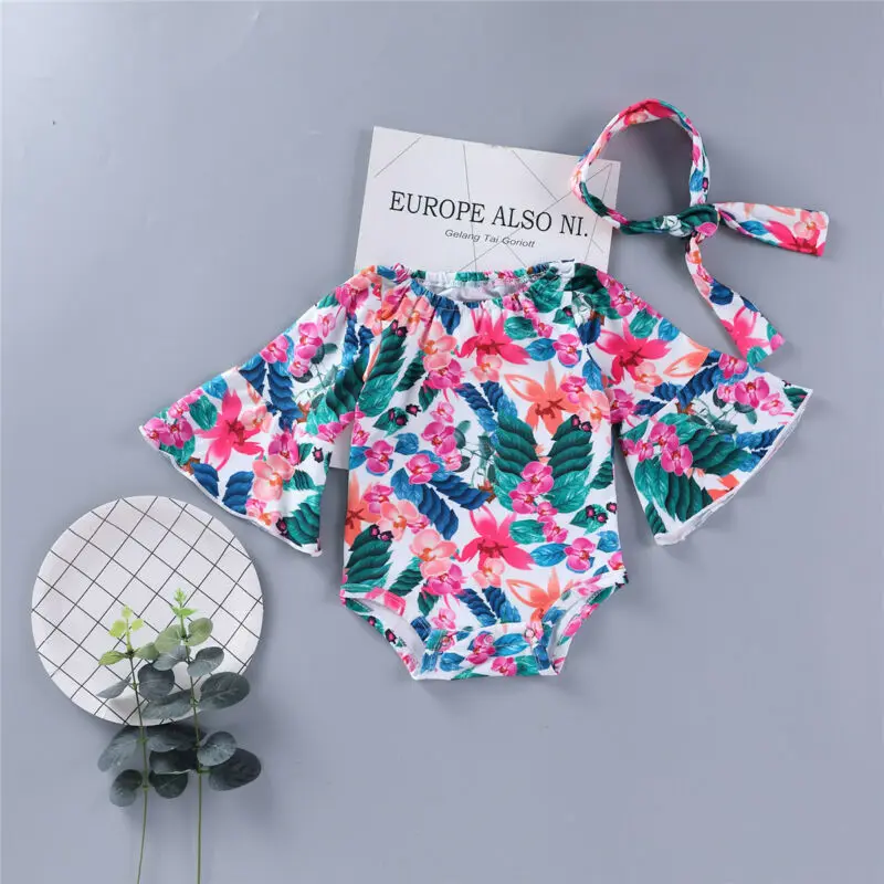 Hot Deal Newborn Baby Girl Short Sleeve Floral Romper Bodysuit Headband Outfits Set Summer Fashion Casual Clothes 0-24M
Hot Deal Newborn Baby Girl Short Sleeve Floral Romper Bodysuit Headband Outfits Set Summer Fashion Casual Clothes 0-24M