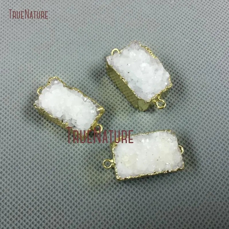 10Pcs Best Seller Gold Plating Oblong Shape Connector White Druzy Crystal Connector 25x10mm PC3958
10Pcs Best Seller Gold Plating Oblong Shape Connector White Druzy Crystal Connector 25x10mm PC3958