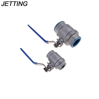 JETTING 1PCS 1/2'' Ball Valve Full Port Plumbing Fixing Female NPT Threaded SS 304 Stainless Steel Vinyl Handle WOG1000
JETTING 1PCS 1/2'' Ball Valve Full Port Plumbing Fixing Female NPT Threaded SS 304 Stainless Steel Vinyl Handle WOG1000