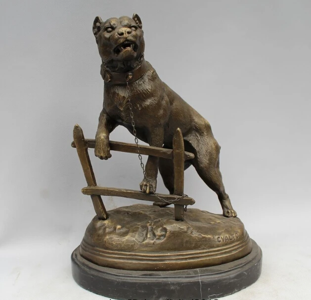 12" Chinese Bronze Folk Reptile Wealth Wild Black Bear Statue Animals Sculpture
12" Chinese Bronze Folk Reptile Wealth Wild Black Bear Statue Animals Sculpture